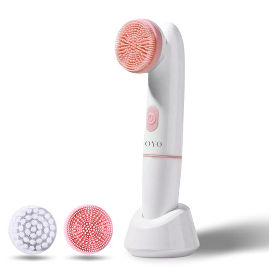 Brosse nettoyante pour le visage en silicone 2 en 1